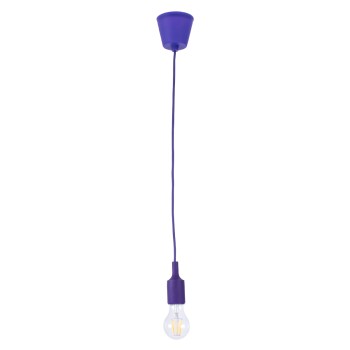 GLOBOSTAR® CABLITO 61560 Μοντέρνο Κρεμαστό Φωτιστικό Οροφής με Ντουί 1 x E27 AC 220-240V IP20 - Μωβ - Μ4 x Π4 x Υ110cm GLOBOSTAR® CABLITO 61560 Μοντέρνο Κρεμαστό Φωτιστικό Οροφής με Ντουί 1 x E27 AC 220-240V IP20 - Μωβ - Μ4 x Π4 x Υ110cm