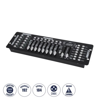 GLOBOSTAR® DMXCONSOLE 73493 DMX Master Κονσόλα Φωτισμού με 192 Κανάλια AC 220-240V IP20 - DMX512 - Μ48 x Π13.5 x Υ7cm - 2 Χρόνια Εγγύηση GLOBOSTAR® DMXCONSOLE 73493 DMX Master Κονσόλα Φωτισμού με 192 Κανάλια AC 220-240V IP20 - DMX512 - Μ48 x Π13.5 x Υ7cm - 2 Χρόνια Εγγύηση