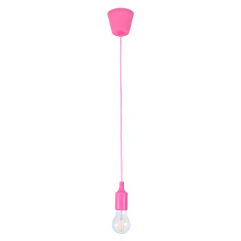GLOBOSTAR® CABLITO 61553 Μοντέρνο Κρεμαστό Φωτιστικό Οροφής με Ντουί 1 x E27 AC 220-240V IP20 - Ροζ - Μ4 x Π4 x Υ110cm GLOBOSTAR® CABLITO 61553 Μοντέρνο Κρεμαστό Φωτιστικό Οροφής με Ντουί 1 x E27 AC 220-240V IP20 - Ροζ - Μ4 x Π4 x Υ110cm