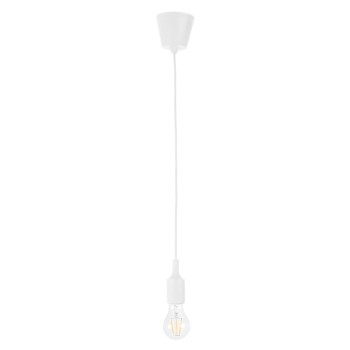 GLOBOSTAR® CABLITO 61550 Μοντέρνο Κρεμαστό Φωτιστικό Οροφής με Ντουί 1 x E27 AC 220-240V IP20 - Λευκό - Μ4 x Π4 x Υ110cm GLOBOSTAR® CABLITO 61550 Μοντέρνο Κρεμαστό Φωτιστικό Οροφής με Ντουί 1 x E27 AC 220-240V IP20 - Λευκό - Μ4 x Π4 x Υ110cm