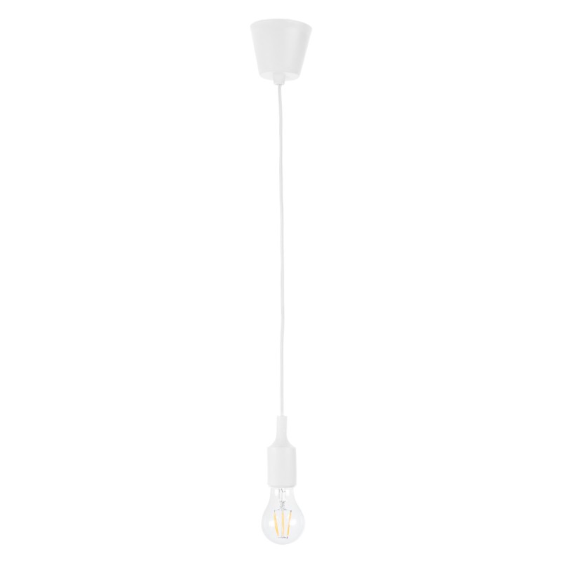GLOBOSTAR® CABLITO 61550 Μοντέρνο Κρεμαστό Φωτιστικό Οροφής με Ντουί 1 x E27 AC 220-240V IP20 - Λευκό - Μ4 x Π4 x Υ110cm GLOBOSTAR® CABLITO 61550 Μοντέρνο Κρεμαστό Φωτιστικό Οροφής με Ντουί 1 x E27 AC 220-240V IP20 - Λευκό - Μ4 x Π4 x Υ110cm