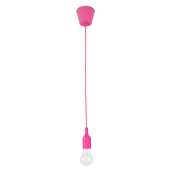 GLOBOSTAR® CABLITO 61552 Μοντέρνο Κρεμαστό Φωτιστικό Οροφής με Ντουί 1 x E27 AC 220-240V IP20 - Ροζ - Μ4 x Π4 x Υ110cm GLOBOSTAR® CABLITO 61552 Μοντέρνο Κρεμαστό Φωτιστικό Οροφής με Ντουί 1 x E27 AC 220-240V IP20 - Ροζ - Μ4 x Π4 x Υ110cm