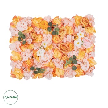 GloboStar® Artificial Garden ROSES STORY ORANGE 78333 Τεχνητό Διακοσμητικό Πάνελ Λουλουδιών - Κάθετος Κήπος σύνθεση Αμβροσία Μ60 x Π40 x Υ6cm GloboStar® Artificial Garden ROSES STORY ORANGE 78333 Τεχνητό Διακοσμητικό Πάνελ Λουλουδιών - Κάθετος Κήπος σύνθεση Αμβροσία Μ60 x Π40 x Υ6cm