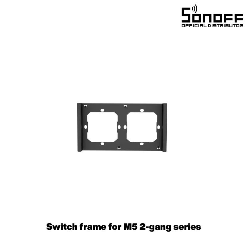 GloboStar® 80084 SONOFF SwitchMan M5-80 Wall Frame 2 Way - L15.7 X W8.6 X H1.48CM GloboStar® 80084 SONOFF SwitchMan M5-80 Wall Frame 2 Way - L15.7 X W8.6 X H1.48CM