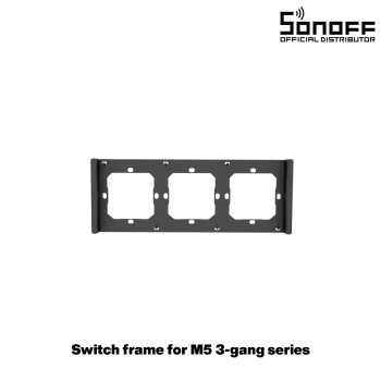 GloboStar® 80085 SONOFF SwitchMan M5-80 Wall Frame 3 Way - L22.8 X W8.6 X H1.48CM GloboStar® 80085 SONOFF SwitchMan M5-80 Wall Frame 3 Way - L22.8 X W8.6 X H1.48CM