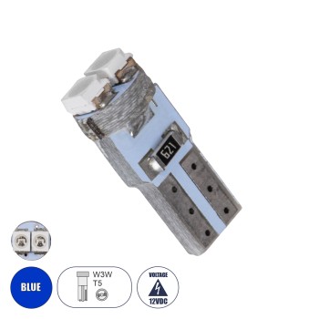 GloboStar® T5 81026 Λάμπα Αυτοκινήτου LED 2xSMD1210 0.6W 72lm 120° DC 12-16V IP20 Φ0.7 x Υ1.7cm Μπλε GloboStar® T5 81026 Λάμπα Αυτοκινήτου LED 2xSMD1210 0.6W 72lm 120° DC 12-16V IP20 Φ0.7 x Υ1.7cm Μπλε