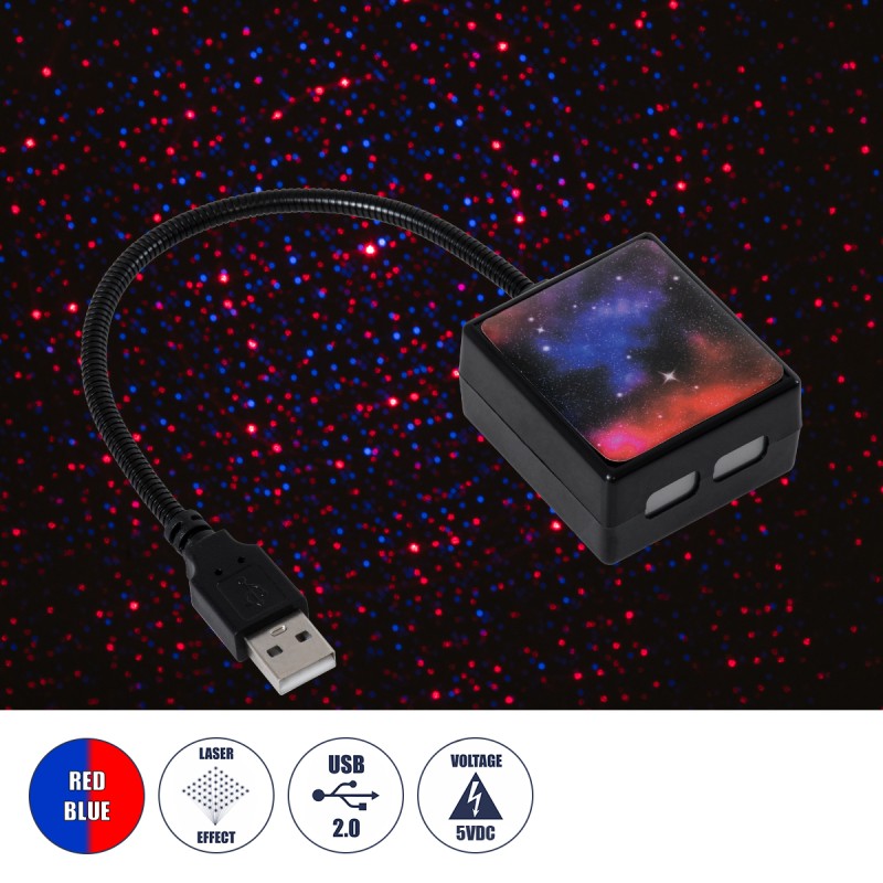 GloboStar® 81847 Διακοσμητικό Φωτιστικό Ειδικών Φωτορυθμικών Εφέ PARTY Disco LASER DC 5V με Καλώδιο Τροφοδοσίας USB Μπλέ Κόκκινο IP20 Μ26.5 x Π4.5 x Υ2.5cm GloboStar® 81847 Διακοσμητικό Φωτιστικό Ειδικών Φωτορυθμικών Εφέ PARTY Disco LASER DC 5V με Καλώδιο Τροφοδοσίας USB Μπλέ Κόκκινο IP20 Μ26.5 x Π4.5 x Υ2.5cm