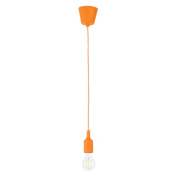 GLOBOSTAR® CABLITO 61554 Μοντέρνο Κρεμαστό Φωτιστικό Οροφής με Ντουί 1 x E27 AC 220-240V IP20 - Πορτοκαλί - Μ4 x Π4 x Υ110cm GLOBOSTAR® CABLITO 61554 Μοντέρνο Κρεμαστό Φωτιστικό Οροφής με Ντουί 1 x E27 AC 220-240V IP20 - Πορτοκαλί - Μ4 x Π4 x Υ110cm