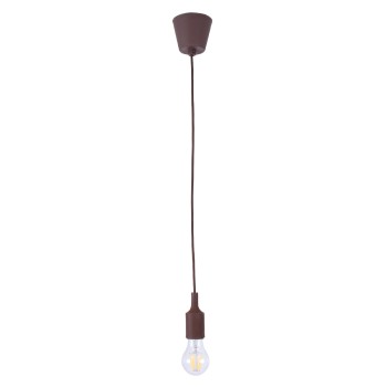 GLOBOSTAR® CABLITO 61561 Μοντέρνο Κρεμαστό Φωτιστικό Οροφής με Ντουί 1 x E27 AC 220-240V IP20 - Καφέ - Μ4 x Π4 x Υ110cm GLOBOSTAR® CABLITO 61561 Μοντέρνο Κρεμαστό Φωτιστικό Οροφής με Ντουί 1 x E27 AC 220-240V IP20 - Καφέ - Μ4 x Π4 x Υ110cm
