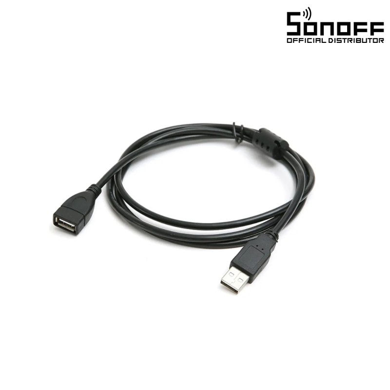 GloboStar® 80104 SONOFF USB Male to Female Extension Cable 2.0 Cable Length 150cm GloboStar® 80104 SONOFF USB Male to Female Extension Cable 2.0 Cable Length 150cm