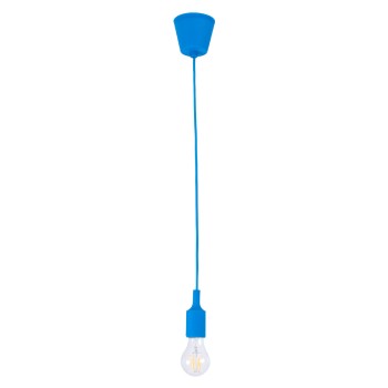 GLOBOSTAR® CABLITO 61558 Μοντέρνο Κρεμαστό Φωτιστικό Οροφής με Ντουί 1 x E27 AC 220-240V IP20 - Μπλε - Μ4 x Π4 x Υ110cm GLOBOSTAR® CABLITO 61558 Μοντέρνο Κρεμαστό Φωτιστικό Οροφής με Ντουί 1 x E27 AC 220-240V IP20 - Μπλε - Μ4 x Π4 x Υ110cm
