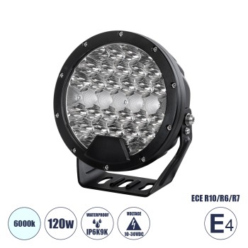 GloboStar® 85338 E4 Mark Vehicle & JEEP Work Lights - Φώτα Εργασίας για Οχήματα και JEEP LED High Power 120W DC 10-30V Αδιάβροχo IP6K9K Ψυχρό Λευκό 6000K M18 x Π7 x Υ19cm GloboStar® 85338 E4 Mark Vehicle & JEEP Work Lights - Φώτα Εργασίας για Οχήματα και JEEP LED High Power 120W DC 10-30V Αδιάβροχo IP6K9K Ψυχρό Λευκό 6000K M18 x Π7 x Υ19cm