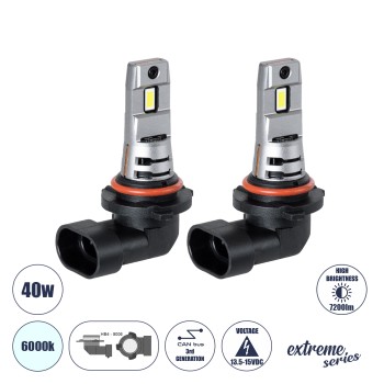 GloboStar® 85656 7S HB4 9006 KIT Βασικού Φωτισμού Αυτοκινήτου & Μοτοσυκλέτας 3rd Generation Can-Bus Extreme Series LED 7035 SMD 40W 7200lm DC 13.5-15V Αδιάβροχο IP68 Ψυχρό Λευκό 6000K GloboStar® 85656 7S HB4 9006 KIT Βασικού Φωτισμού Αυτοκινήτου & Μοτοσυκλέτας 3rd Generation Can-Bus Extreme Series LED 7035 SMD 40W 7200lm DC 13.5-15V Αδιάβροχο IP68 Ψυχρό Λευκό 6000K
