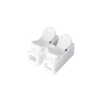 GloboStar® FAST-CONNECT 69905 Διπλή Κλέμα Ταχείας Σύνδεσης & Διακλάδωσης Καλωδίων - 2 x Είσοδοι & 2 x Έξοδοι με Συμβατή Διατομή Καλωδίων 0.2mm² έως 1mm² - 250V 2A Max - Μ2 x Π1.7 x Υ1.3cm - Λευκό - Πακέτο 20 Τεμαχίων - 5 Years Warranty GloboStar® FAST-CONNECT 69905 Διπλή Κλέμα Ταχείας Σύνδεσης & Διακλάδωσης Καλωδίων - 2 x Είσοδοι & 2 x Έξοδοι με Συμβατή Διατομή Καλωδίων 0.2mm² έως 1mm² - 250V 2A Max - Μ2 x Π1.7 x Υ1.3cm - Λευκό - Πακέτο 20 Τεμαχίων - 5 Years Warranty