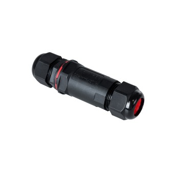 GloboStar® FAST-CONNECT 69916 Διπλός Ι Αδιάβροχος IP68 Σύνδεσμος Ταχείας Σύνδεσης & Διακλάδωσης Καλωδίων - 1 x Είσοδος & 1 x Έξοδος - Εσωτερική Τριπλή Κλέμα με Συμβατή Διατομή Καλωδίων 3 x 0.5mm² έως 3 x 4mm² - 450V 24A Max - Φ3 x Υ10.5cm - Μαύρο  GloboStar® FAST-CONNECT 69916 Διπλός Ι Αδιάβροχος IP68 Σύνδεσμος Ταχείας Σύνδεσης & Διακλάδωσης Καλωδίων - 1 x Είσοδος & 1 x Έξοδος - Εσωτερική Τριπλή Κλέμα με Συμβατή Διατομή Καλωδίων 3 x 0.5mm² έως 3 x 4mm² - 450V 24A Max - Φ3 x Υ10.5cm - Μαύρο