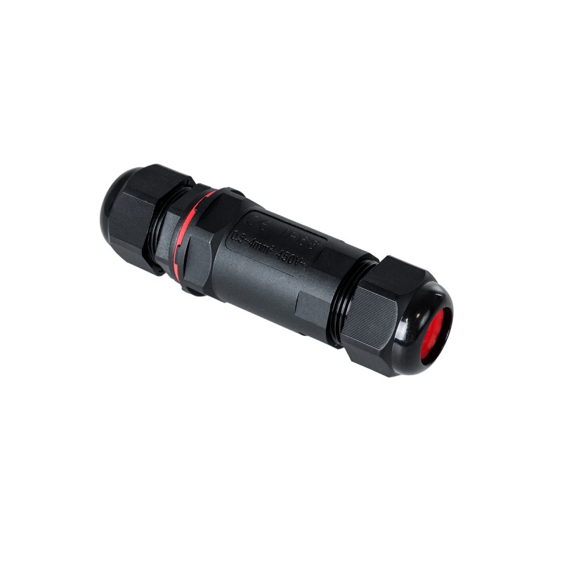 GloboStar® FAST-CONNECT 69916 Διπλός Ι Αδιάβροχος IP68 Σύνδεσμος Ταχείας Σύνδεσης & Διακλάδωσης Καλωδίων - 1 x Είσοδος & 1 x Έξοδος - Εσωτερική Τριπλή Κλέμα με Συμβατή Διατομή Καλωδίων 3 x 0.5mm² έως 3 x 4mm² - 450V 24A Max - Φ3 x Υ10.5cm - Μαύρο  GloboStar® FAST-CONNECT 69916 Διπλός Ι Αδιάβροχος IP68 Σύνδεσμος Ταχείας Σύνδεσης & Διακλάδωσης Καλωδίων - 1 x Είσοδος & 1 x Έξοδος - Εσωτερική Τριπλή Κλέμα με Συμβατή Διατομή Καλωδίων 3 x 0.5mm² έως 3 x 4mm² - 450V 24A Max - Φ3 x Υ10.5cm - Μαύρο