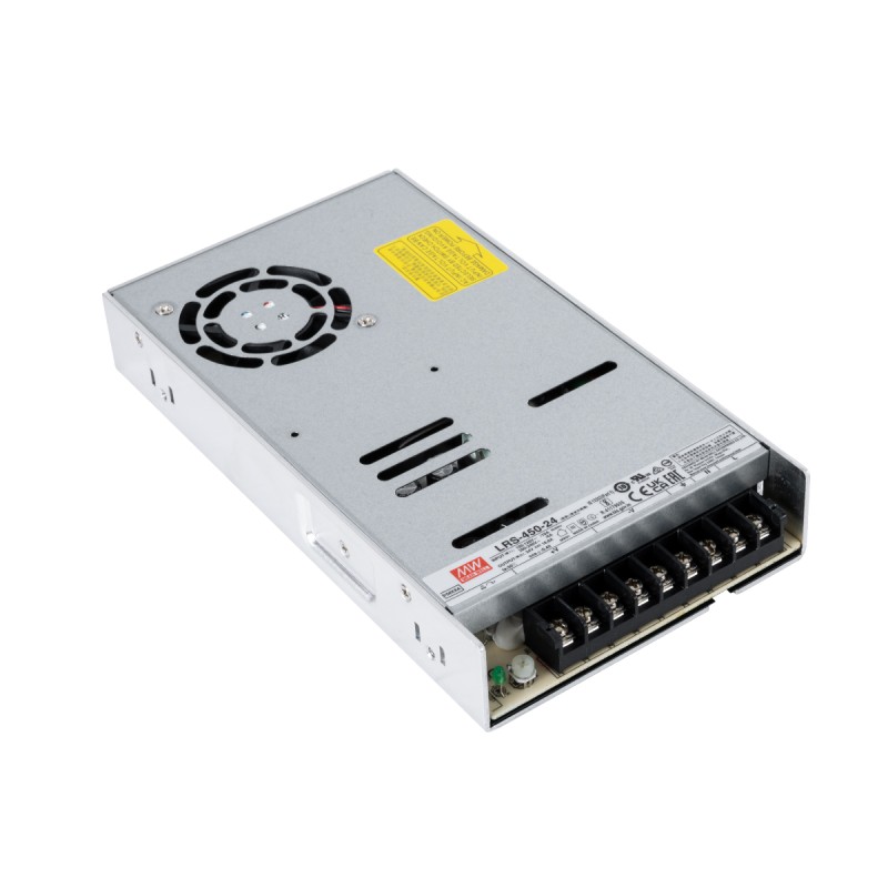GLOBOSTAR® MEANWELL-LRS450-24 90787 Τροφοδοτικό/Μετασχηματιστής PELV 450W 18.8A DC 24V IP20 - AC 220-240V σε DC 24V / Ρυθμιζόμενo από DC 21.6V έως DC 28.8V - Μ22.5 x Π12.4 x Υ3.5cm - 3 Χρόνια Εγγύηση GLOBOSTAR® MEANWELL-LRS450-24 90787 Τροφοδοτικό/Μετασχηματιστής PELV 450W 18.8A DC 24V IP20 - AC 220-240V σε DC 24V / Ρυθμιζόμενo από DC 21.6V έως DC 28.8V - Μ22.5 x Π12.4 x Υ3.5cm - 3 Χρόνια Εγγύηση