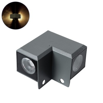 GLOBOSTAR® WALLLIGHT-DONA 90732 Αρχιτεκτονικό Γωνιακό Φωτιστικό LED 10W 950lm 10° DC 24V Αδιάβροχο IP65 Φυσικό Λευκό 4500K Dimmable - Γκρι Ανθρακί - Μ8 x Π8 x Υ6cm - 3 Χρόνια Εγγύηση GLOBOSTAR® WALLLIGHT-DONA 90732 Αρχιτεκτονικό Γωνιακό Φωτιστικό LED 10W 950lm 10° DC 24V Αδιάβροχο IP65 Φυσικό Λευκό 4500K Dimmable - Γκρι Ανθρακί - Μ8 x Π8 x Υ6cm - 3 Χρόνια Εγγύηση