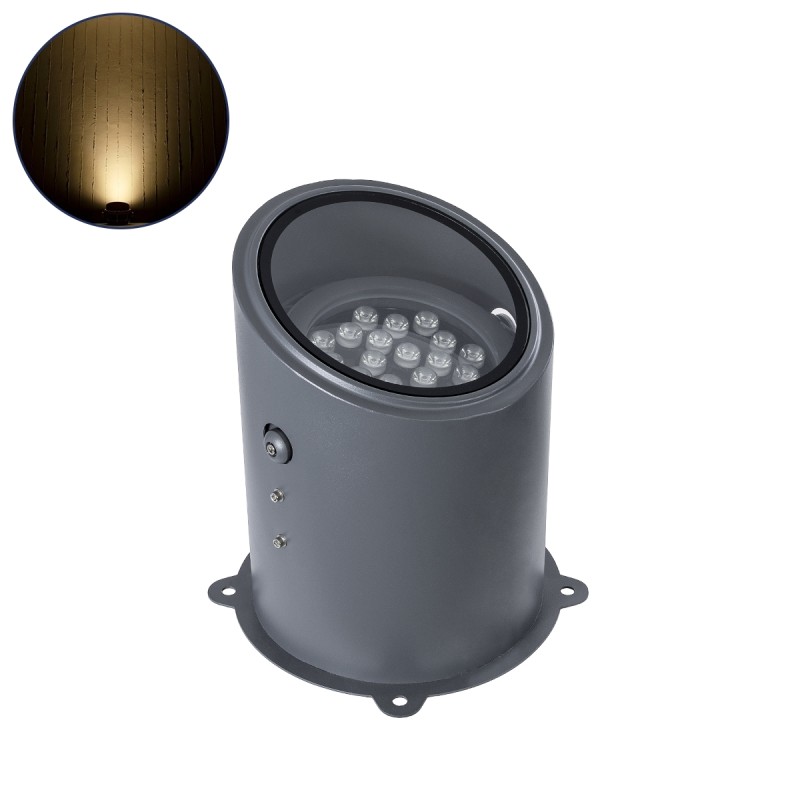 GloboStar® FLOOD-MILO 90737 Κινούμενος Προβολέας - Σποτ Φωτισμού Wall Washer για Φωτισμό Κτιρίων LED 24W 2160lm 10° AC 220-240V Αδιάβροχο IP67 Φ22 x Υ30cm Θερμό Λευκό 2700K - Γκρι Ανθρακί - 3 Χρόνια Εγγύηση GloboStar® FLOOD-MILO 90737 Κινούμενος Προβολέας - Σποτ Φωτισμού Wall Washer για Φωτισμό Κτιρίων LED 24W 2160lm 10° AC 220-240V Αδιάβροχο IP67 Φ22 x Υ30cm Θερμό Λευκό 2700K - Γκρι Ανθρακί - 3 Χρόνια Εγγύηση