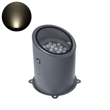 GloboStar® FLOOD-MILO 90738 Κινούμενος Προβολέας - Σποτ Φωτισμού Wall Washer για Φωτισμό Κτιρίων LED 24W 2280lm 10° AC 220-240V Αδιάβροχο IP67 Φ22 x Υ30cm Φυσικό Λευκό 4500K - Γκρι Ανθρακί - 3 Χρόνια Εγγύηση GloboStar® FLOOD-MILO 90738 Κινούμενος Προβολέας - Σποτ Φωτισμού Wall Washer για Φωτισμό Κτιρίων LED 24W 2280lm 10° AC 220-240V Αδιάβροχο IP67 Φ22 x Υ30cm Φυσικό Λευκό 4500K - Γκρι Ανθρακί - 3 Χρόνια Εγγύηση