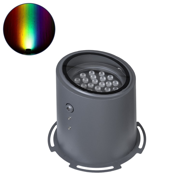 GloboStar® FLOOD-MILO 90742 Κινούμενος Προβολέας - Σποτ Φωτισμού Wall Washer για Φωτισμό Κτιρίων LED 48W 4080lm 10° DC 24V Αδιάβροχο IP67 Φ26 x Υ30cm RGBW DMX512 - Γκρι Ανθρακί - 3 Χρόνια Εγγύηση GloboStar® FLOOD-MILO 90742 Κινούμενος Προβολέας - Σποτ Φωτισμού Wall Washer για Φωτισμό Κτιρίων LED 48W 4080lm 10° DC 24V Αδιάβροχο IP67 Φ26 x Υ30cm RGBW DMX512 - Γκρι Ανθρακί - 3 Χρόνια Εγγύηση