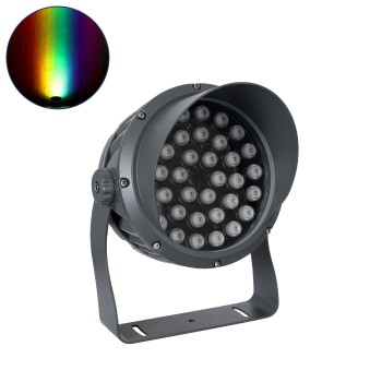 GLOBOSTAR® FLOOD-DIMO 90745 Προβολέας Σποτ Wall Washer με Αντιθαμβωτική Γρίλια LED 54W 4590lm 10° DC 24V Αδιάβροχο IP67 RGBW DMX512 Dimmable - Γκρι Ανθρακί - Μ26 x Π28 x Υ35cm - 3 Χρόνια Εγγύηση GLOBOSTAR® FLOOD-DIMO 90745 Προβολέας Σποτ Wall Washer με Αντιθαμβωτική Γρίλια LED 54W 4590lm 10° DC 24V Αδιάβροχο IP67 RGBW DMX512 Dimmable - Γκρι Ανθρακί - Μ26 x Π28 x Υ35cm - 3 Χρόνια Εγγύηση