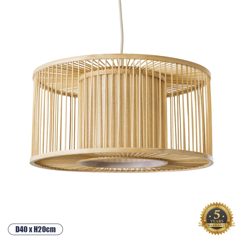 GLOBOSTAR® HIBISCUS 01935 Boho Κρεμαστό Φωτιστικό Οροφής με Ντουί 1 x E27 AC 220-240V IP20 - Μπεζ - Μ40 x Π40 x Υ20cm GLOBOSTAR® HIBISCUS 01935 Boho Κρεμαστό Φωτιστικό Οροφής με Ντουί 1 x E27 AC 220-240V IP20 - Μπεζ - Μ40 x Π40 x Υ20cm