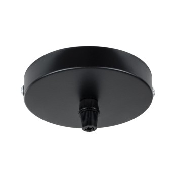 GLOBOSTAR® WALLBASE 77501 Μεταλλική Ροζέτα για Κρέμαση 1 Φωτιστικού - Μαύρο - Μ10 x Π10 x Υ2cm GLOBOSTAR® WALLBASE 77501 Μεταλλική Ροζέτα για Κρέμαση 1 Φωτιστικού - Μαύρο - Μ10 x Π10 x Υ2cm