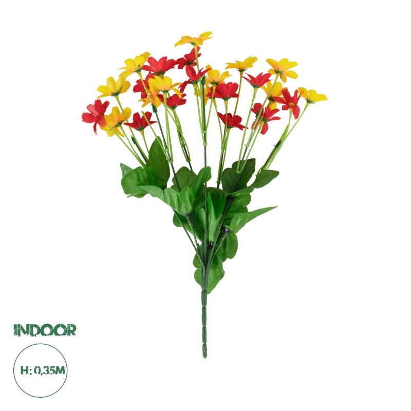 GloboStar® Artificial Garden MARGARET BOUQUET 78207 Τεχνητό Διακοσμητικό Μπουκέτο με Μαργαρίτες M20 x Π20 x Υ35cm GloboStar® Artificial Garden MARGARET BOUQUET 78207 Τεχνητό Διακοσμητικό Μπουκέτο με Μαργαρίτες M20 x Π20 x Υ35cm