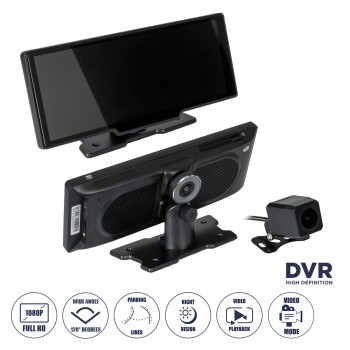 GloboStar® 86060 DVR FHD1080p Καταγραφικό Οχημάτων Smart με Οθόνη 8" Inches - WiFi - 4G Android 8.1OS - Sim Card Slot - GPS Navigator - Bluetooth - RAM2GB+ROM32GB - FM Transmitter - Dual Camera FHD1080p με WDR & Defogging Quad Core 1.5GHZ Process GloboStar® 86060 DVR FHD1080p Καταγραφικό Οχημάτων Smart με Οθόνη 8" Inches - WiFi - 4G Android 8.1OS - Sim Card Slot - GPS Navigator - Bluetooth - RAM2GB+ROM32GB - FM Transmitter - Dual Camera FHD1080p με WDR & Defogging Quad Core 1.5GHZ Process