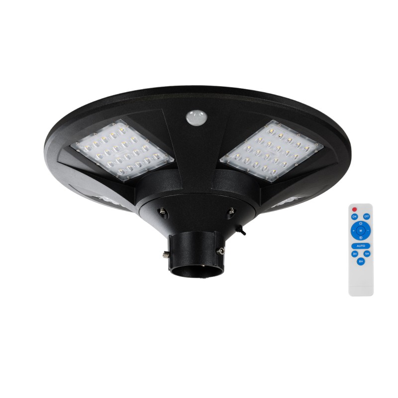 GLOBOSTAR® PARK 90501 Φωτιστικό Κεφαλής Post Top Πλατείας/Πάρκου/Κήπου με Ασύρματο Χειριστήριο LED 25W 550lm 120° με Ενσωματωμένο Φωτοβολταϊκό Panel 6V 20W & Επαναφορτιζόμενη Μπαταρία Li-ion 3.2V 12000mAh με Αισθητήρα Κίνησης-Ημέρας-Νύχτας Αδιάβροχο I GLOBOSTAR® PARK 90501 Φωτιστικό Κεφαλής Post Top Πλατείας/Πάρκου/Κήπου με Ασύρματο Χειριστήριο LED 25W 550lm 120° με Ενσωματωμένο Φωτοβολταϊκό Panel 6V 20W & Επαναφορτιζόμενη Μπαταρία Li-ion 3.2V 12000mAh με Αισθητήρα Κίνησης-Ημέρας-Νύχτας Αδιάβροχο I