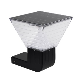 GLOBOSTAR® GRACIOUS 90529 Φωτιστικό Κολωνάκι Κήπου LED 10W 330lm 120° με Ενσωματωμένο Φωτοβολταϊκό Panel 6V 2W & Επαναφορτιζόμενη Μπαταρία Li-ion 3.2V 1800mAh με Αισθητήρα Ημέρας-Νύχτας Αδιάβροχο IP65 Θερμό Λευκό 2700K - Ψυχρό Λευκό 6000K - Γκρι Ανθρα