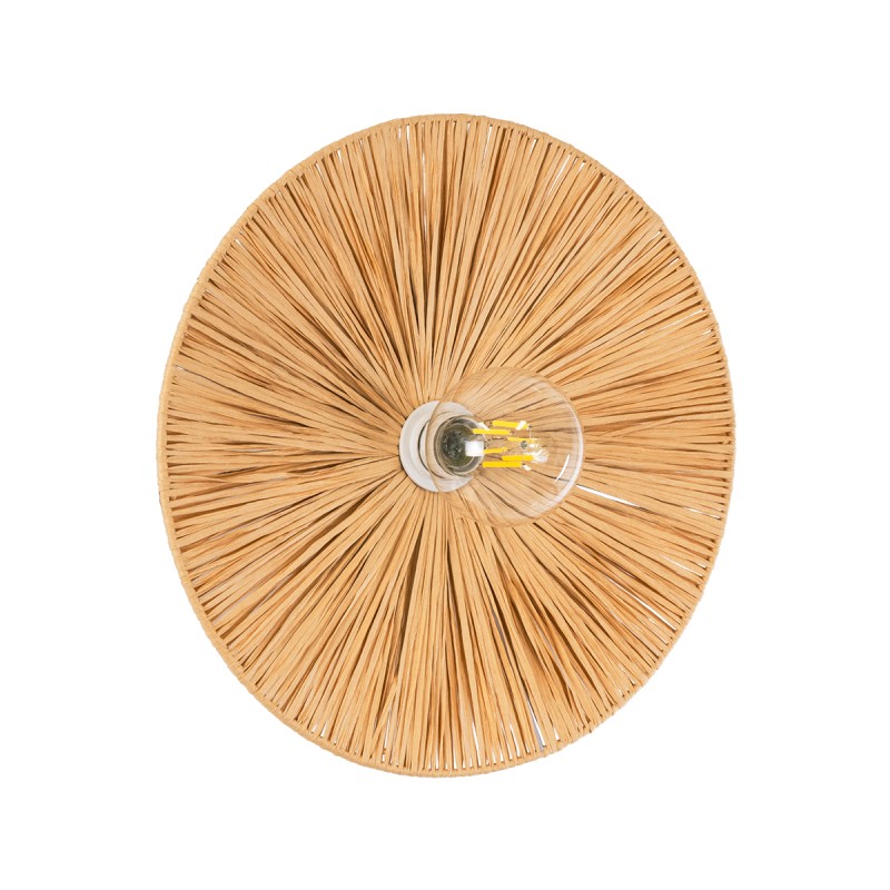 GLOBOSTAR® COLOMBO 02277 Boho Φωτιστικό Τοίχου - Απλίκα με Ντουί 1 x E27 AC 220-240V IP20 - Μπεζ - Μ40 x Π40 x Υ9cm GLOBOSTAR® COLOMBO 02277 Boho Φωτιστικό Τοίχου - Απλίκα με Ντουί 1 x E27 AC 220-240V IP20 - Μπεζ - Μ40 x Π40 x Υ9cm