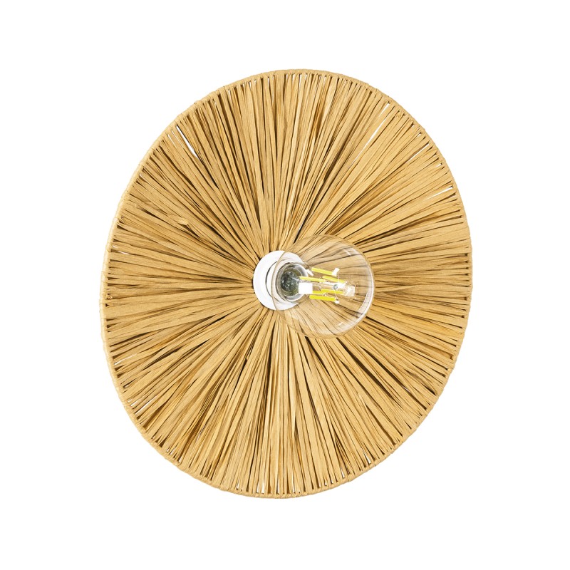 GLOBOSTAR® COLOMBO 02283 Boho Φωτιστικό Τοίχου - Απλίκα με Ντουί 1 x E27 AC 220-240V IP20 - Μπεζ - Μ40 x Π40 x Υ9cm GLOBOSTAR® COLOMBO 02283 Boho Φωτιστικό Τοίχου - Απλίκα με Ντουί 1 x E27 AC 220-240V IP20 - Μπεζ - Μ40 x Π40 x Υ9cm