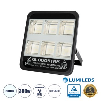GLOBOSTAR® TITAN 61435 Προβολέας για Γήπεδα Tennis & Ποδοσφαίρου 5x5 LED 390W 48750lm 60°x90° AC 220-240V Αδιάβροχο IP67 Φυσικό Λευκό 5000K - Lumileds SMD Chip - TÜV Rheinland Certified - Μαύρο Ματ - Μ32 x Π8 x Υ35cm - 5 Χρόνια Εγγύηση GLOBOSTAR® TITAN 61435 Προβολέας για Γήπεδα Tennis & Ποδοσφαίρου 5x5 LED 390W 48750lm 60°x90° AC 220-240V Αδιάβροχο IP67 Φυσικό Λευκό 5000K - Lumileds SMD Chip - TÜV Rheinland Certified - Μαύρο Ματ - Μ32 x Π8 x Υ35cm - 5 Χρόνια Εγγύηση
