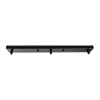 GLOBOSTAR® WALLBASE 77523 Γραμμική Μεταλλική Ροζέτα για Κρέμαση 3 Φωτιστικών - Μαύρο - Μ50 x Π5 x Υ2cm GLOBOSTAR® WALLBASE 77523 Γραμμική Μεταλλική Ροζέτα για Κρέμαση 3 Φωτιστικών - Μαύρο - Μ50 x Π5 x Υ2cm
