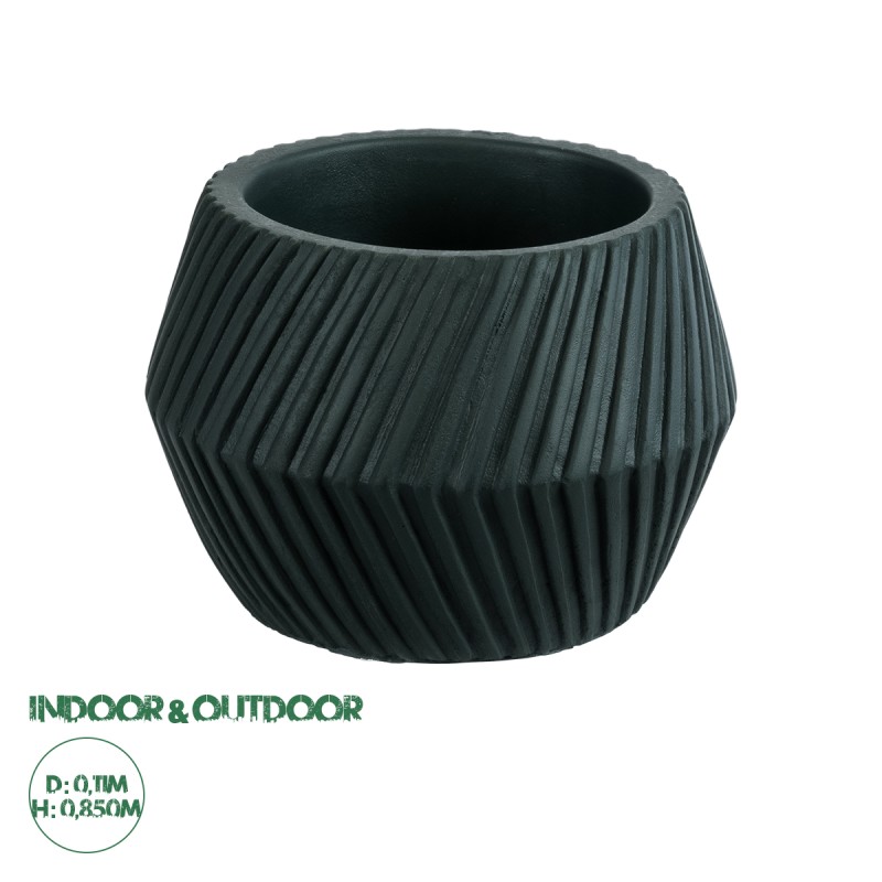 GloboStar® Artificial Garden BARBADOS 20538 Διακοσμητικό Κεραμικό Κασπώ Γλάστρα - Flower Pot Πράσινο Φ11 x Υ8.5cm GloboStar® Artificial Garden BARBADOS 20538 Διακοσμητικό Κεραμικό Κασπώ Γλάστρα - Flower Pot Πράσινο Φ11 x Υ8.5cm