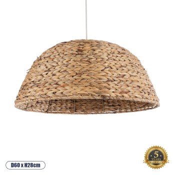 GLOBOSTAR® MANGATA 01847 Boho Κρεμαστό Φωτιστικό Οροφής με Ντουί 1 x E27 AC 220-240V IP20 - Μπεζ - Μ60 x Π60 x Υ28cm GLOBOSTAR® MANGATA 01847 Boho Κρεμαστό Φωτιστικό Οροφής με Ντουί 1 x E27 AC 220-240V IP20 - Μπεζ - Μ60 x Π60 x Υ28cm