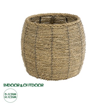 GloboStar® Artificial Garden THASSOS 20581 Διακοσμητικό Πλεκτό Κασπώ Γλάστρα - Flower Pot Καφέ Φ28 x Υ26cm GloboStar® Artificial Garden THASSOS 20581 Διακοσμητικό Πλεκτό Κασπώ Γλάστρα - Flower Pot Καφέ Φ28 x Υ26cm