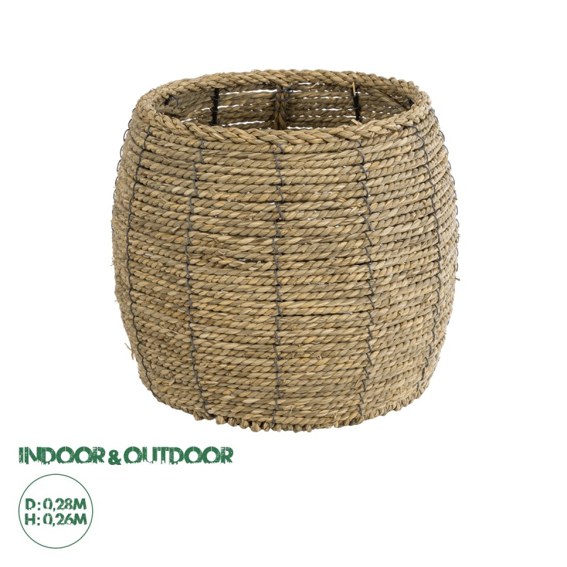 GloboStar® Artificial Garden THASSOS 20581 Διακοσμητικό Πλεκτό Κασπώ Γλάστρα - Flower Pot Καφέ Φ28 x Υ26cm GloboStar® Artificial Garden THASSOS 20581 Διακοσμητικό Πλεκτό Κασπώ Γλάστρα - Flower Pot Καφέ Φ28 x Υ26cm