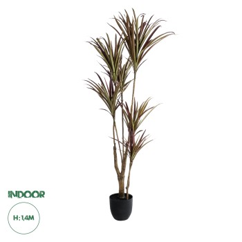 GloboStar® Artificial Garden DRAGON BLOOD TREE 20970 - Τεχνητό Διακοσμητικό Φυτό Δράκαινα Φ60 x Υ140cm