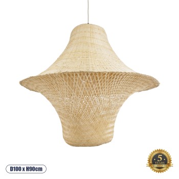 GLOBOSTAR® JUNIPER 02047 Boho Κρεμαστό Φωτιστικό Οροφής με Ντουί 1 x E27 AC 220-240V IP20 - Μπεζ - Μ100 x Π100 x Υ90cm GLOBOSTAR® JUNIPER 02047 Boho Κρεμαστό Φωτιστικό Οροφής με Ντουί 1 x E27 AC 220-240V IP20 - Μπεζ - Μ100 x Π100 x Υ90cm
