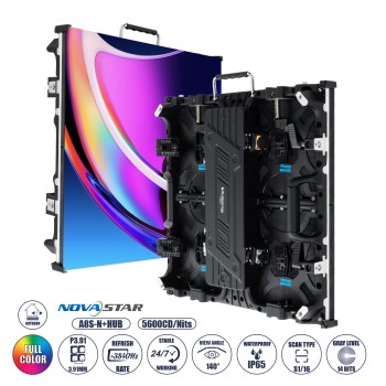 GLOBOSTAR® LUMOWALL 41002 Κυρτή Οθόνη Video Wall P3.91 Καμπίνα 50x50cm LED 180W 3840Hz 16384 Dots ≥5600cd/㎡ Nits AC 220-240V Εξωτερικού Χώρου IP65 Full Color S1/16 14Bits - Κάρτα NovaStar A8S-N+HUB - Curved -10/+15 Angle - Προστατευτικά Γωνιών - Nationsta GLOBOSTAR® LUMOWALL 41002 Κυρτή Οθόνη Video Wall P3.91 Καμπίνα 50x50cm LED 180W 3840Hz 16384 Dots ≥5600cd/㎡ Nits AC 220-240V Εξωτερικού Χώρου IP65 Full Color S1/16 14Bits - Κάρτα NovaStar A8S-N+HUB - Curved -10/+15 Angle - Προστατευτικά Γωνιών - Nationsta