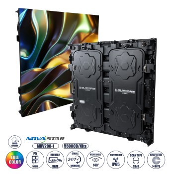 GLOBOSTAR® VIEWMAX 41007 Οθόνη Video Wall P5 Καμπίνα 96x96cm LED 280W 3840Hz 40000 Dots ≥5500cd/㎡ Nits AC 220-240V Εξωτερικού Χώρου IP65 Full Color S1/8 14Bits - Κάρτα NovaStar MRV412 - Kinglight SMD2727 & CZCL Driver - Μ96 x Π11.5 x Υ96cm - 2 Χρόνια  GLOBOSTAR® VIEWMAX 41007 Οθόνη Video Wall P5 Καμπίνα 96x96cm LED 280W 3840Hz 40000 Dots ≥5500cd/㎡ Nits AC 220-240V Εξωτερικού Χώρου IP65 Full Color S1/8 14Bits - Κάρτα NovaStar MRV412 - Kinglight SMD2727 & CZCL Driver - Μ96 x Π11.5 x Υ96cm - 2 Χρόνια