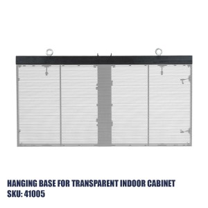 GLOBOSTAR® HANGING 41047 Σύστημα Κρέμασης για OPTILED Διάφανες Οθόνες LED Video Wall με Διαστάσεις Καμπίνας 100x50cm - Μ100 x Π7 x Υ9.5cm