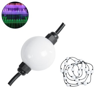 GloboStar® 73722 Digital Pixel Addressable Facade Module Chain String with 20 Spots - Ψηφιακή Αλυσίδα - Γιρλάντα με 20 Σποτ LED SMD 3535 30W 60LED 20PIXEL SPI/TTL Protocol IC WS2811/SM16703P 1300lm 360° DC 24V Αδιάβροχο IP67 Πολύχρωμο RGB - Φ5 x Μ460cm -  GloboStar® 73722 Digital Pixel Addressable Facade Module Chain String with 20 Spots - Ψηφιακή Αλυσίδα - Γιρλάντα με 20 Σποτ LED SMD 3535 30W 60LED 20PIXEL SPI/TTL Protocol IC WS2811/SM16703P 1300lm 360° DC 24V Αδιάβροχο IP67 Πολύχρωμο RGB - Φ5 x Μ460cm -