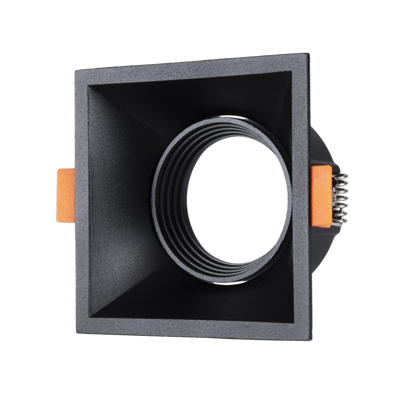 GLOBOSTAR® ALPHA 77833 Χωνευτή Κινούμενη Βάση για Σποτ MR16 με Ντουί GU10/GU5.3 IP20 - Μαύρο Ματ - Μ9 x Π9 x Υ4.5cm / Q8.3cm GLOBOSTAR® ALPHA 77833 Χωνευτή Κινούμενη Βάση για Σποτ MR16 με Ντουί GU10/GU5.3 IP20 - Μαύρο Ματ - Μ9 x Π9 x Υ4.5cm / Q8.3cm