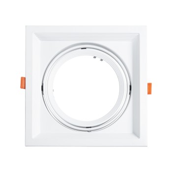 GLOBOSTAR® VITA 77852 Χωνευτή Κινούμενη Βάση για Σποτ AR111 για Ντουί GU10/GU5.3 IP20 - Λευκό - Μ18 x Π18 x Υ4.5cm / Q17.5 x 17.5cm GLOBOSTAR® VITA 77852 Χωνευτή Κινούμενη Βάση για Σποτ AR111 για Ντουί GU10/GU5.3 IP20 - Λευκό - Μ18 x Π18 x Υ4.5cm / Q17.5 x 17.5cm