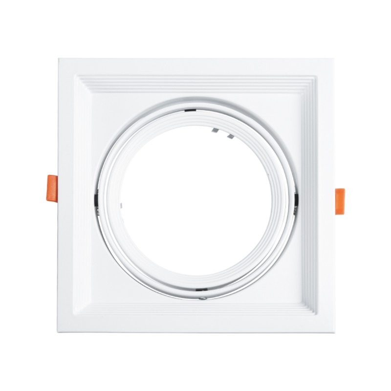 GLOBOSTAR® VITA 77852 Χωνευτή Κινούμενη Βάση για Σποτ AR111 για Ντουί GU10/GU5.3 IP20 - Λευκό - Μ18 x Π18 x Υ4.5cm / Q17.5 x 17.5cm GLOBOSTAR® VITA 77852 Χωνευτή Κινούμενη Βάση για Σποτ AR111 για Ντουί GU10/GU5.3 IP20 - Λευκό - Μ18 x Π18 x Υ4.5cm / Q17.5 x 17.5cm