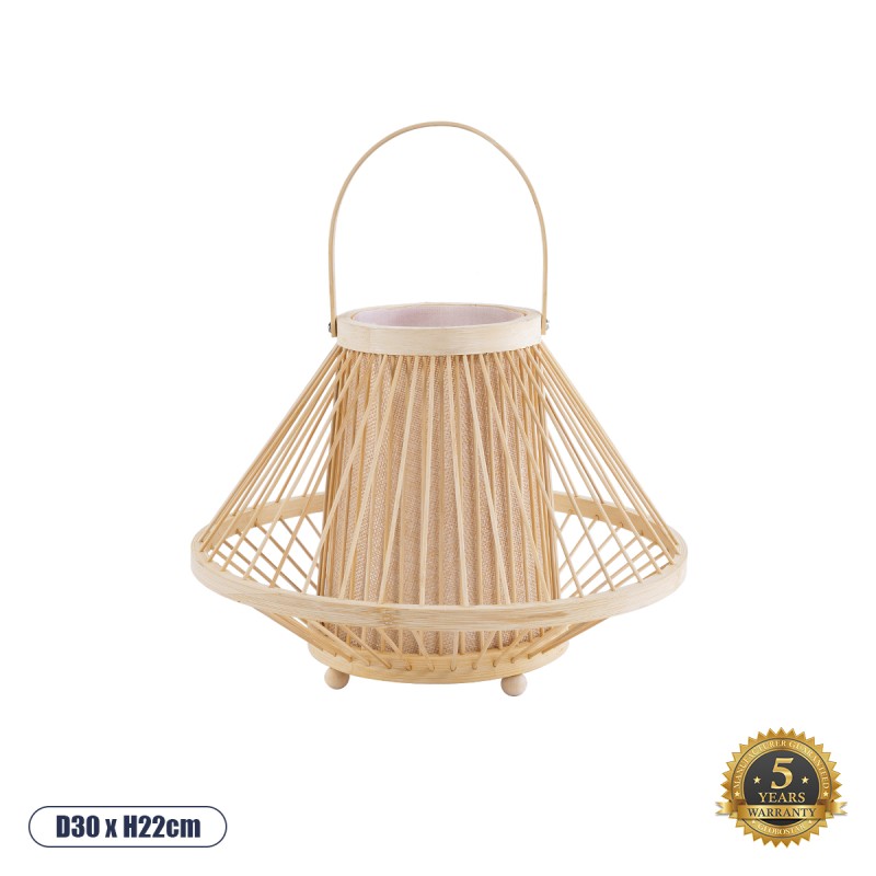 GloboStar® CATHY 02006 Boho Επιτραπέζιο Φωτιστικό Πορτατίφ Μονόφωτο 1 x E27 IP20 Μπεζ Ύφασμα με Μπεζ Ξύλο - Μ30 x Π30 x Υ22cm GloboStar® CATHY 02006 Boho Επιτραπέζιο Φωτιστικό Πορτατίφ Μονόφωτο 1 x E27 IP20 Μπεζ Ύφασμα με Μπεζ Ξύλο - Μ30 x Π30 x Υ22cm